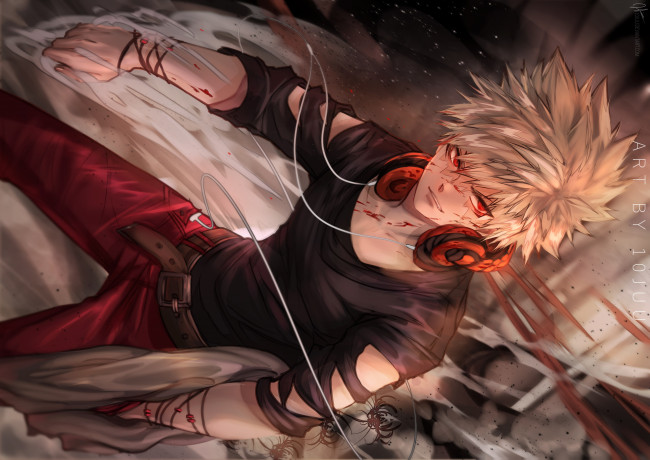 Обои картинки фото аниме, boku no hero academia, моя, геройская, академия