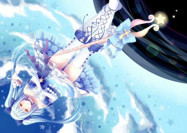 Обои картинки фото аниме, магия,  колдовство,  halloween, девушка