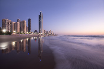 Картинка города -+панорамы surfersparadise queensland australia