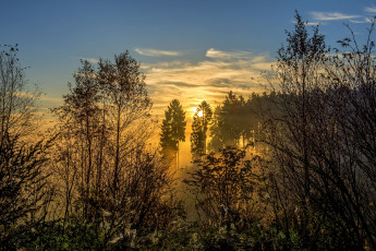 Картинка природа восходы закаты простор