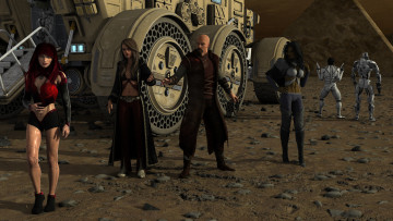 Картинка 3д+графика фантазия+ fantasy взгляд девушки фон