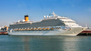 Картинка costa+magica корабли лайнеры лайнер круиз