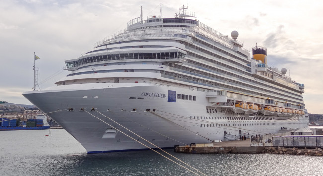 Обои картинки фото costa diadema, корабли, лайнеры, круиз, лайнер