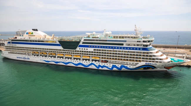Обои картинки фото aidabella, корабли, лайнеры, круиз, лайнер