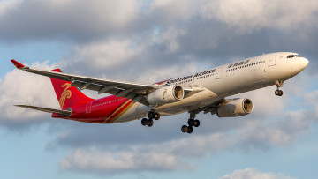 Картинка airbus+a330-343 авиация пассажирские+самолёты авиалайнер