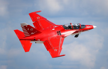 Картинка як-+130 авиация боевые+самолёты самолёт як- 130 полёт