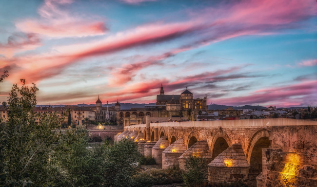 Обои картинки фото roman bridge, города, рим,  ватикан , италия, простор