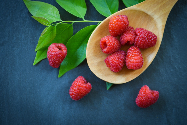 Обои картинки фото еда, малина