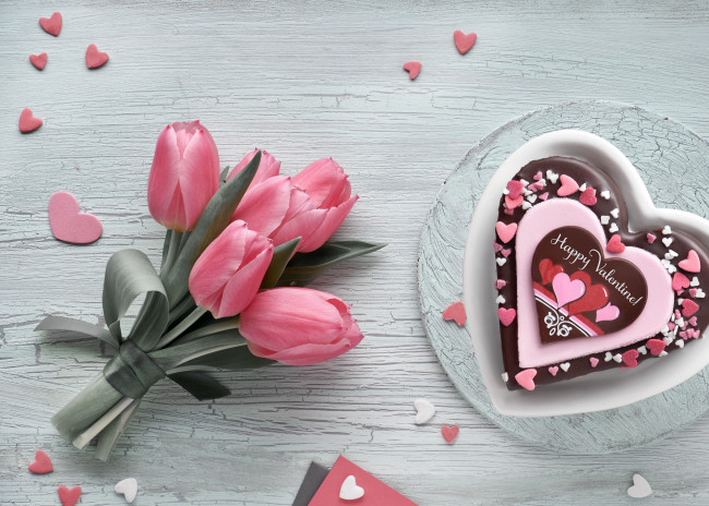 Обои картинки фото праздничные, день святого валентина,  сердечки,  любовь, фон, цветы