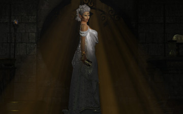 Картинка 3д+графика эльфы+ elves девушка фон платье