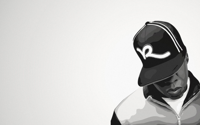 Обои картинки фото музыка, jay-z, кепка, лицо, куртка, рэпер