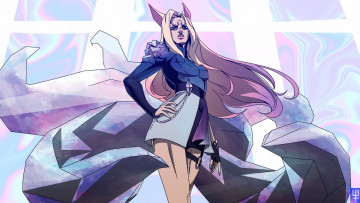 Картинка видео+игры league+of+legends ahri хвосты