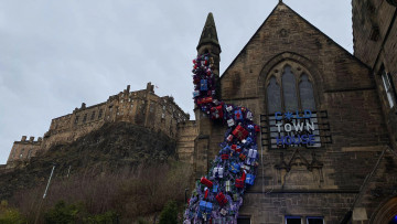 Картинка города эдинбург+ шотландия башня здание