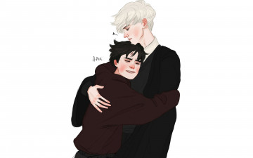 Картинка рисованное кино +мультфильмы гарри поттер драко малфой