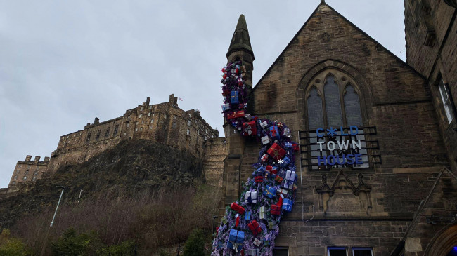 Обои картинки фото города, эдинбург , шотландия, башня, здание
