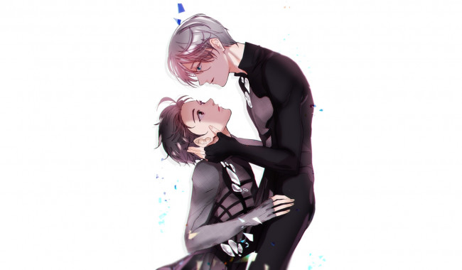Обои картинки фото аниме, yuri on ice, юрий, на, льду