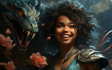 Картинка фэнтези красавицы+и+чудовища нейросети графика нейроарт ai art нейронные сети рисунки нейро искусство