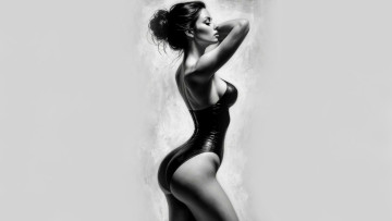 Картинка рисованное люди нейросети графика нейроарт ai art нейронные сети рисунки нейро искусство нейрографика graphics neuroart neural networks drawings neuro neurography красивая девушка