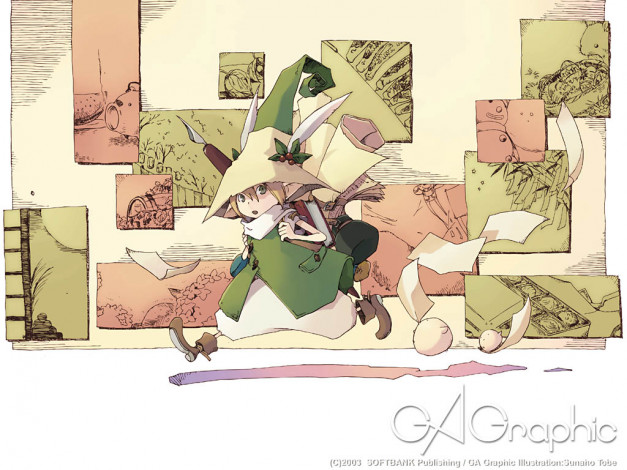 Обои картинки фото аниме, gagraphic