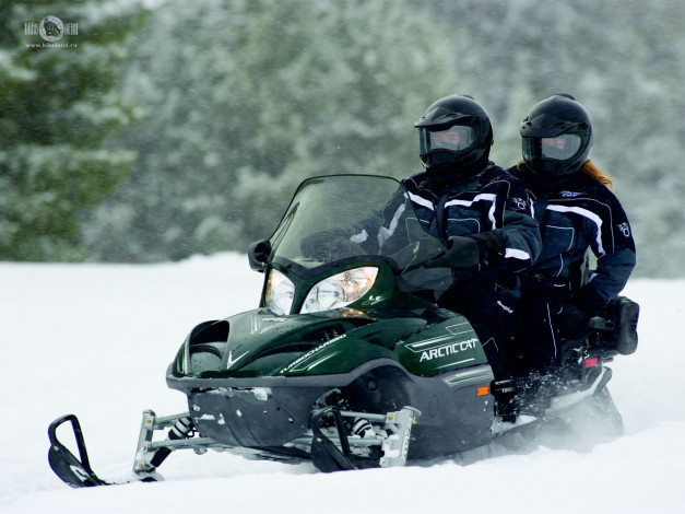 Обои картинки фото мотоциклы, снегоходы