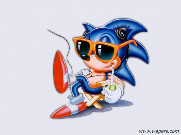 Обои картинки фото мультфильмы, sonic