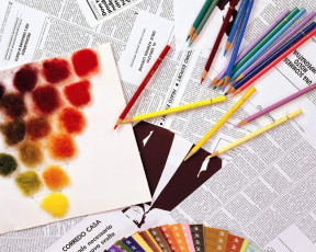 Картинка разное канцелярия книги