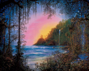 Картинка рисованные природа