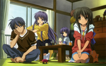 Картинка аниме clannad