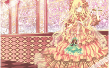 Картинка аниме *unknown другое девушка кукла кукловод платье бант