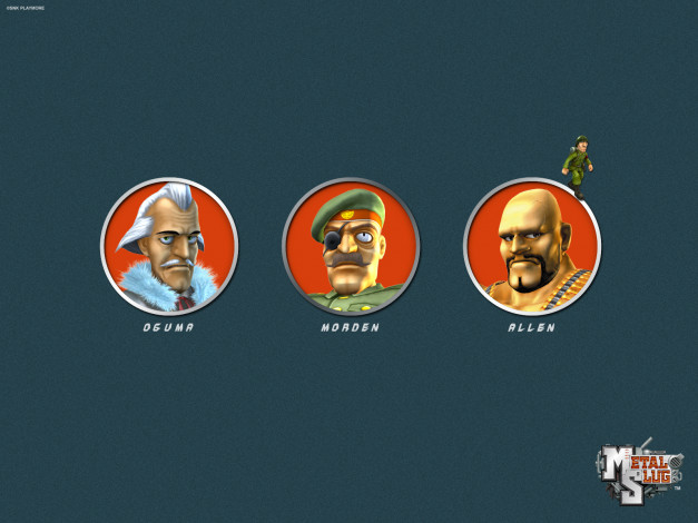 Обои картинки фото metal, slug, видео, игры