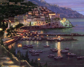 Картинка рисованные города