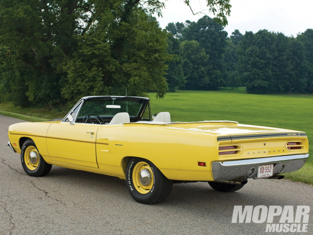 Обои картинки фото 1970, plymouth, road, runner, convertible, автомобили