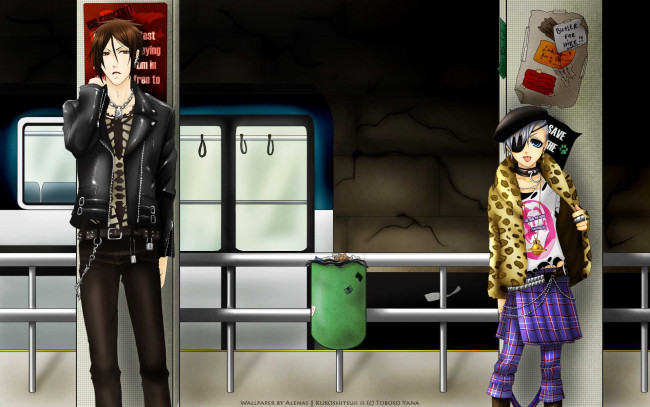 Обои картинки фото аниме, kuroshitsuji