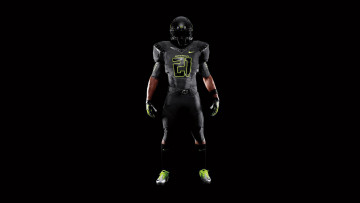 Картинка спорт американский футбол желтый черный nike new oregon pro combat uniforms