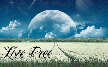 Картинка разное компьютерный дизайн поле облака планеты