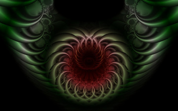 Картинка 3д графика fractal фракталы фрактал