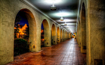 Картинка city at night интерьер холлы лестницы корридоры горд ночь галерея