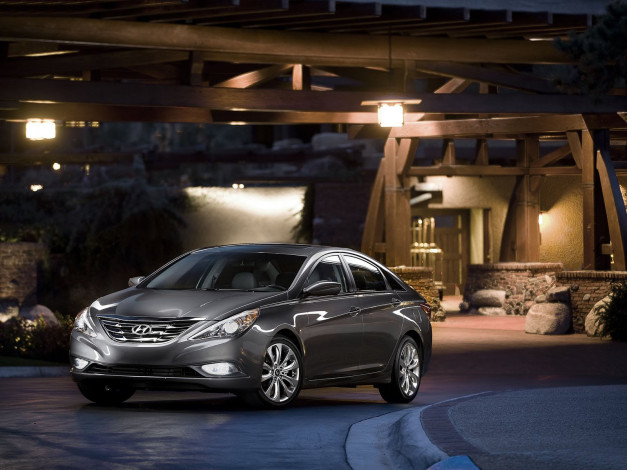 Обои картинки фото sonata, автомобили, hyundai, motorsport