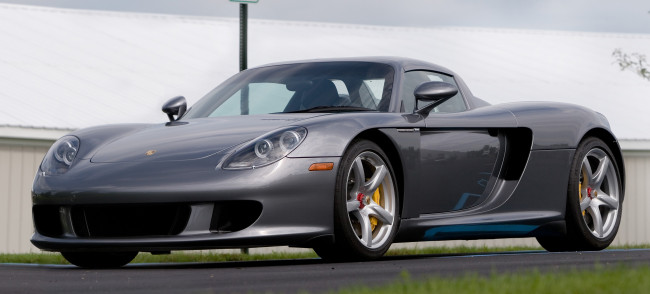 Обои картинки фото 2005, porsche, carrera, gt, автомобили, изящество, автомобиль, красота