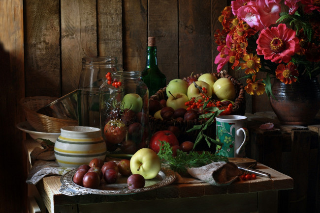 Обои картинки фото еда, натюрморт, дары, осени