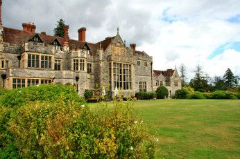 Картинка англия брокенхерст города дворцы замки крепости парк лужайка замок