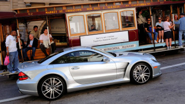 Картинка mercedes sl65 amg black series автомобили выставки уличные фото двигатели автобусы грузовики легковые подразделение daimler ag германия mercedes-benz