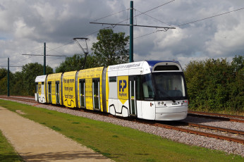 Картинка техника трамваи транспорт рельсы трамвай