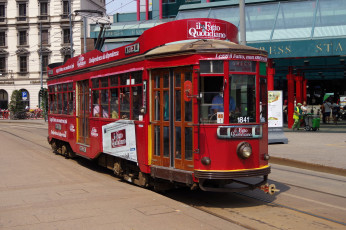 Картинка техника трамваи транспорт рельсы трамвай