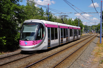 Картинка техника трамваи транспорт рельсы трамвай