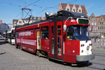 Картинка техника трамваи транспорт рельсы трамвай