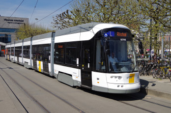 Картинка техника трамваи трамвай рельсы транспорт