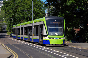 Картинка техника трамваи транспорт рельсы трамвай