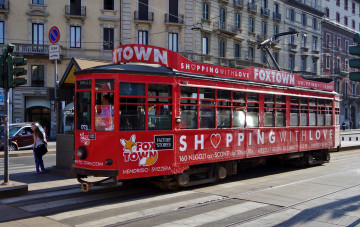 Картинка техника трамваи транспорт рельсы трамвай