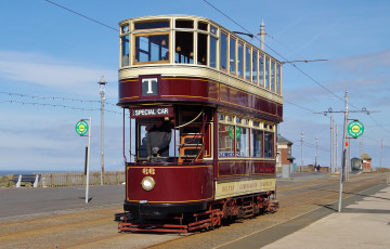 Картинка техника трамваи рельсы транспорт трамвай